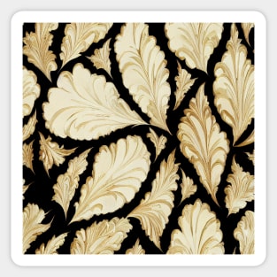 Baroque floral pattern, model 20 Sticker